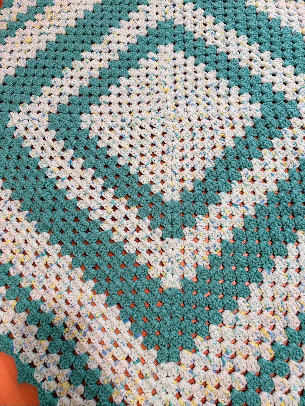 Handmade Crochet Toddler Blanket